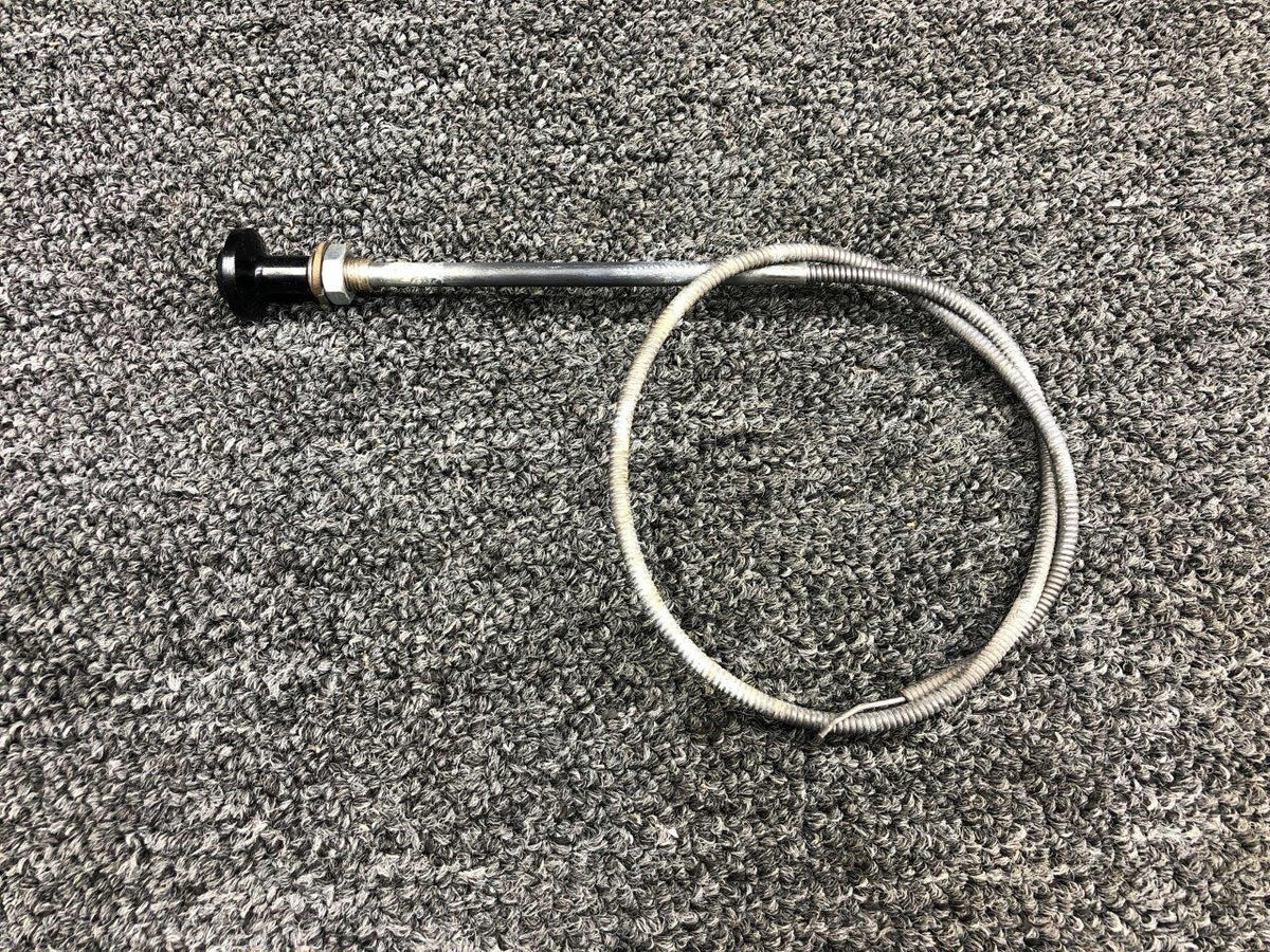 Cessna Aircraft Parts S1239-48 Cessna 172N Cabin Air Control Cable Assembly (Length: 26-3/4")