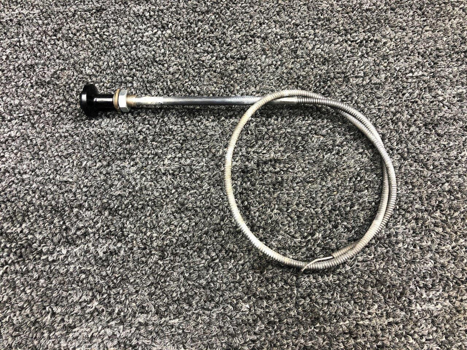 Cessna Aircraft Parts S1239-48 Cessna 172N Cabin Air Control Cable Assembly (Length: 26-3/4")