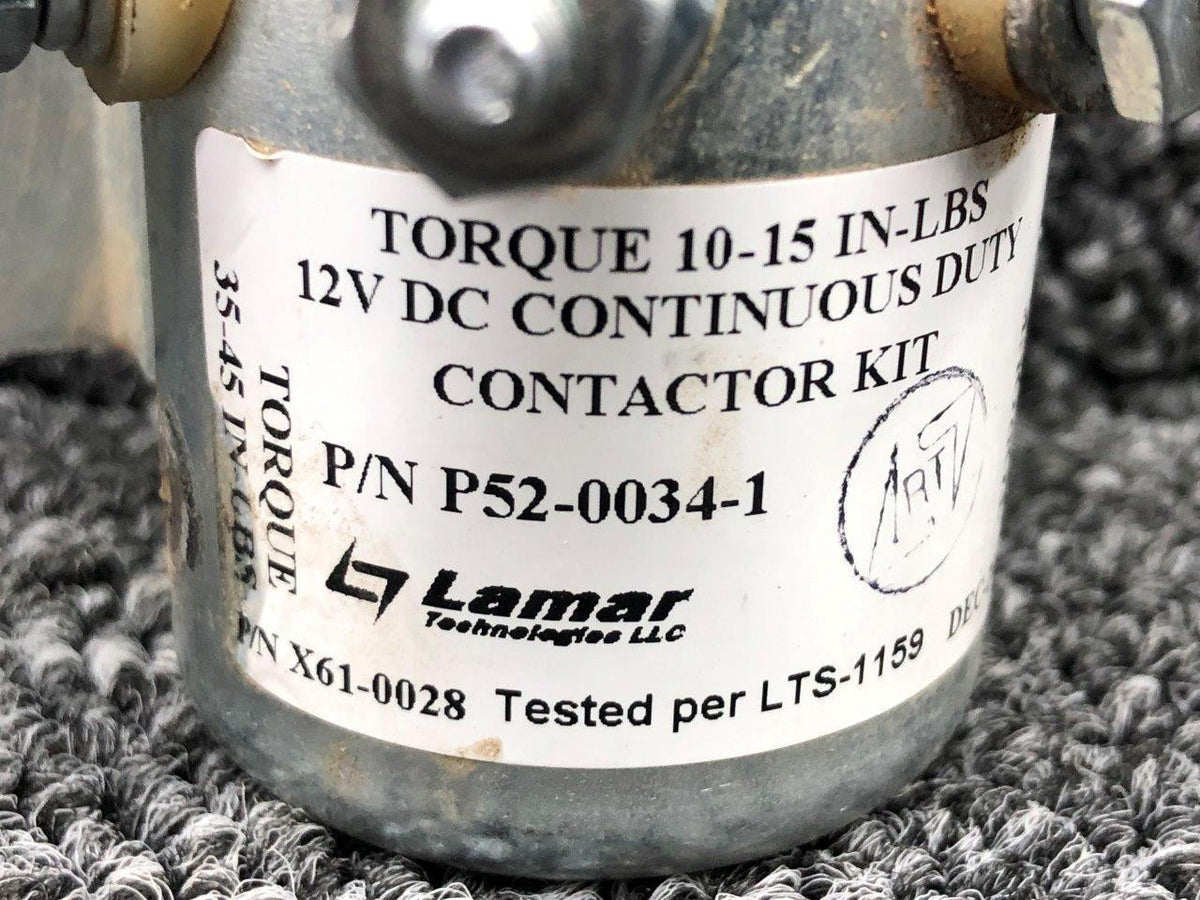 lamar P52-0034-1 Lamar Technologies Relay / Solenoid Contactor (Volts: 12)