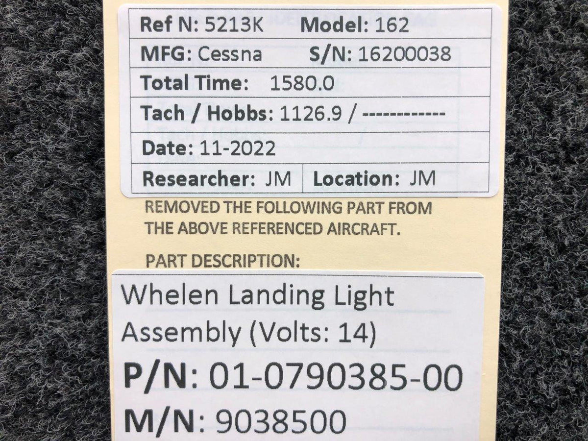 Whelen 01-0790385-00 Whelen 9038500 Landing Light Assembly (Volts: 14)