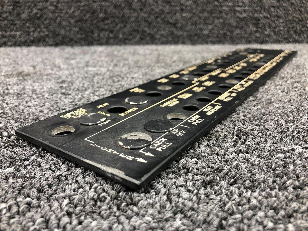 Beechcraft Parts 96-324201-19 Beechcraft 95-B55 Edgelite Circuit Breaker Panel