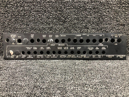 Beechcraft Parts 96-324201-19 Beechcraft 95-B55 Edgelite Circuit Breaker Panel
