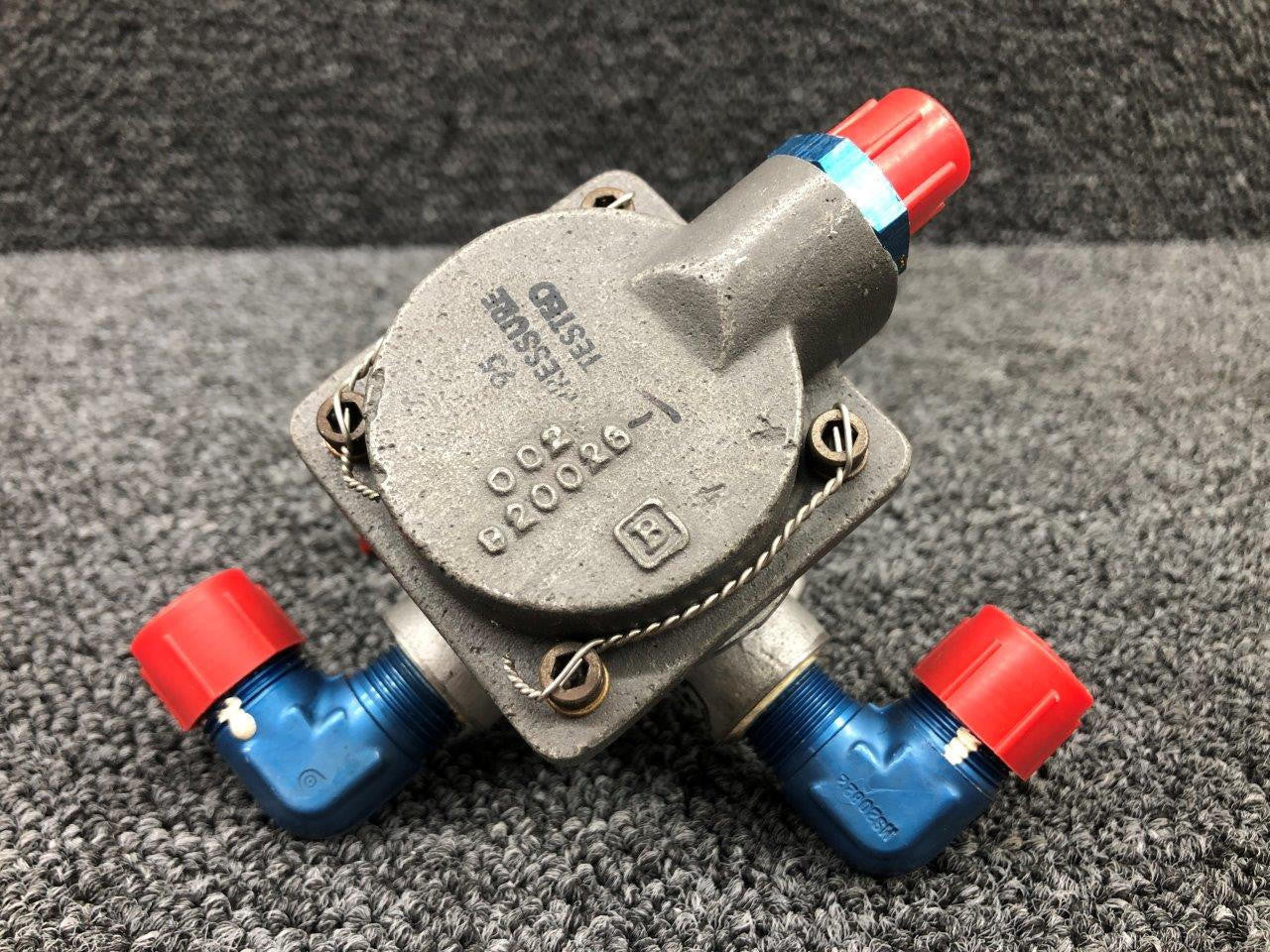 002-384001-9 (ALT: 002-384001-51) AVI Fuel Selector Valve Assembly