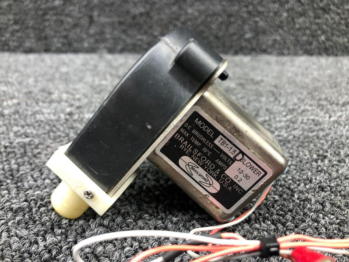 Brailsford and Co. TB1-1.5D Brailsford Avionics Blower Assembly (Volts: 12-30)