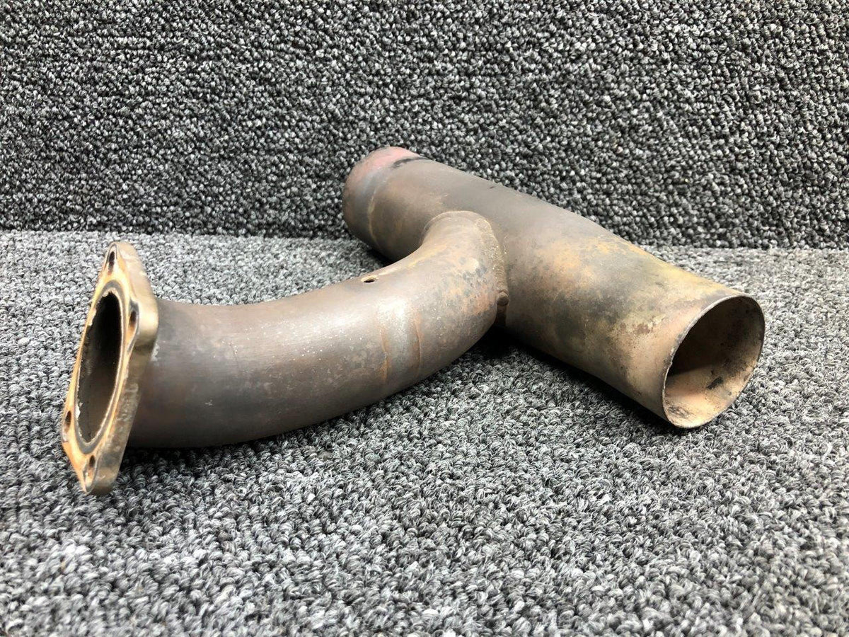 Continental Motors  96-950002-7 Continental IO-550-E Exhaust Riser Center LH #4 (Probe Hole)