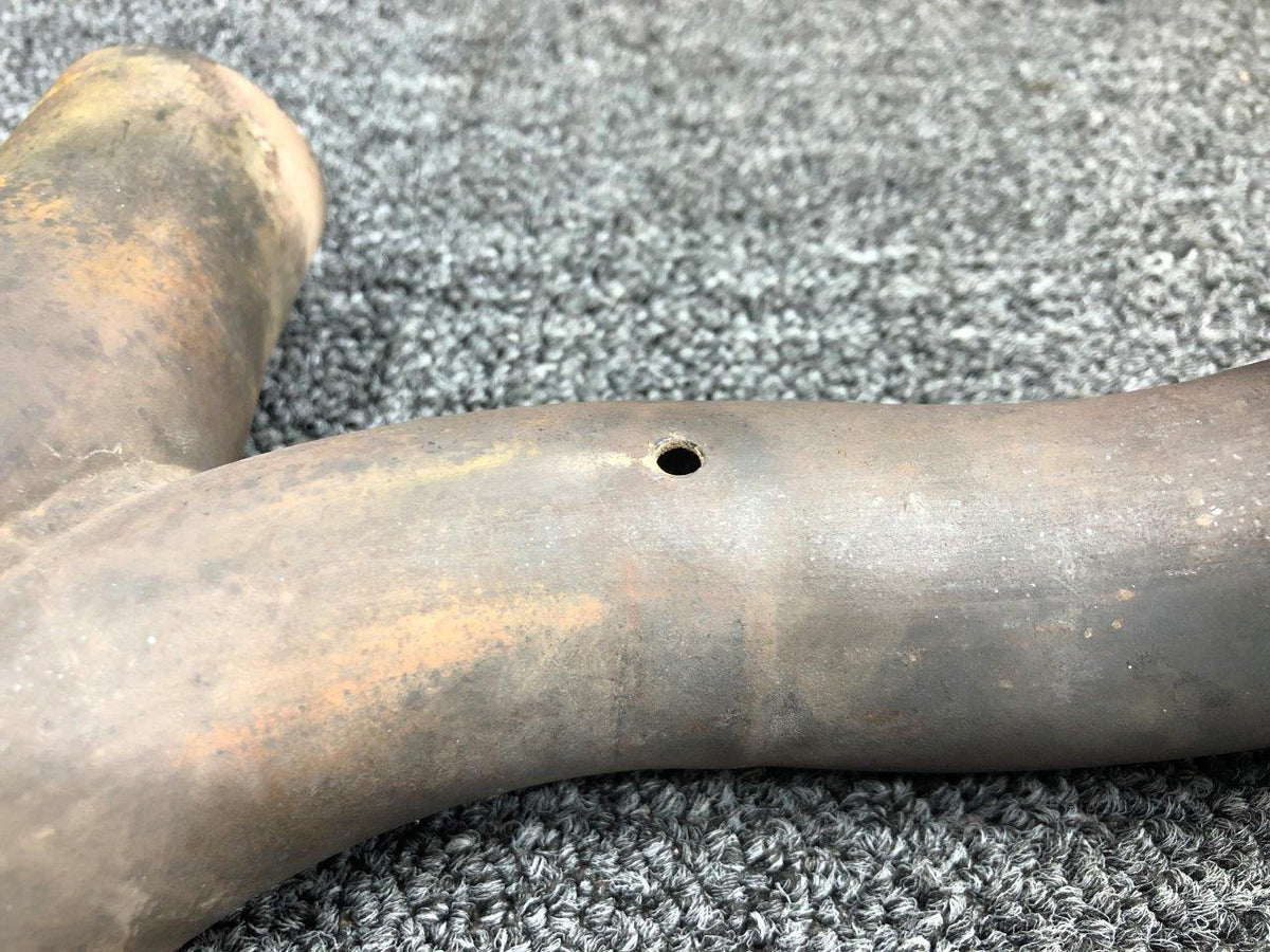 Continental Motors  96-950002-7 Continental IO-550-E Exhaust Riser Center LH #4 (Probe Hole)