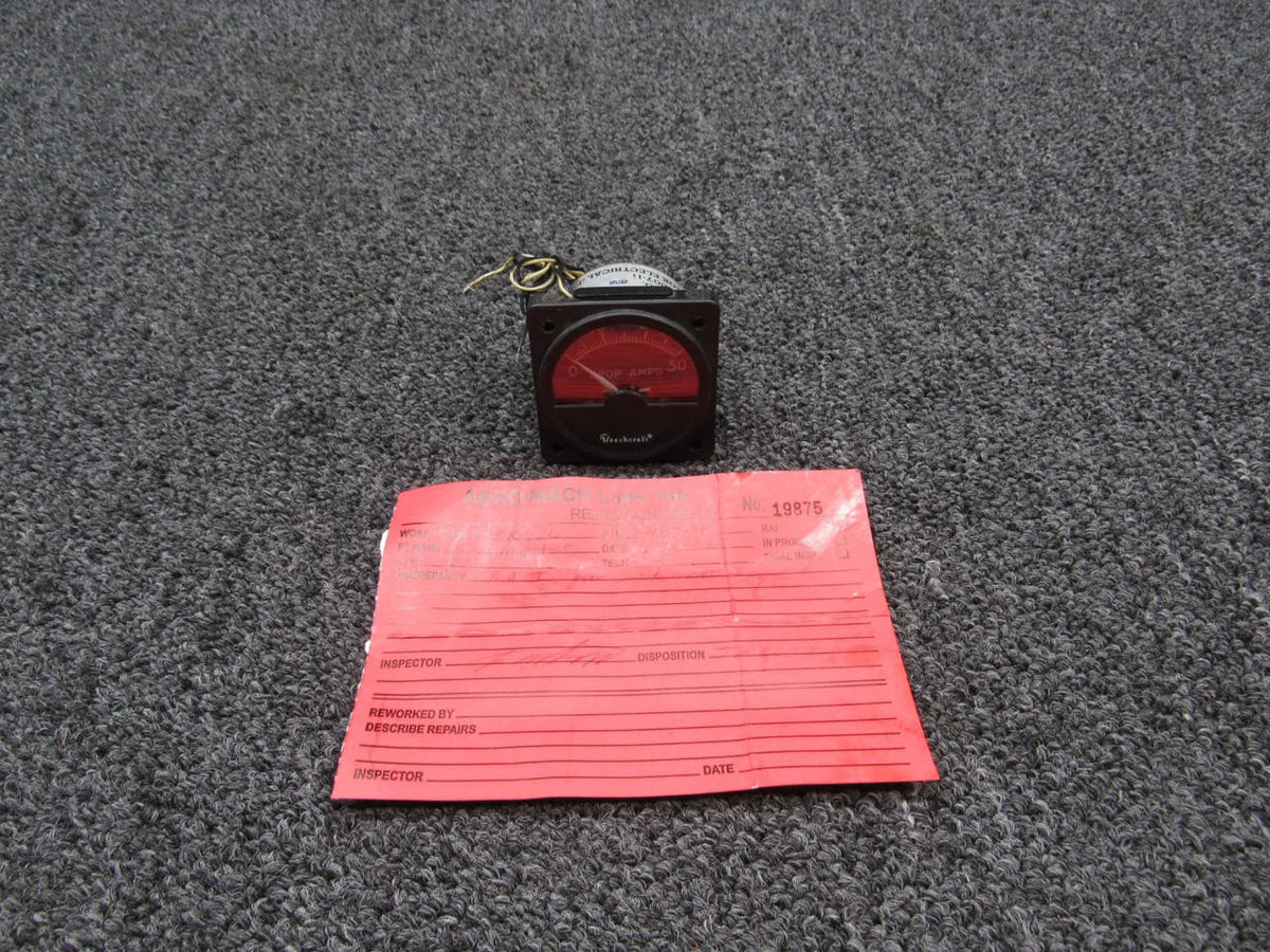 Hickok A-1157-11 (ALT: 90-380007-11) Beechcraft Hickok Propeller Ammeter (CORE)