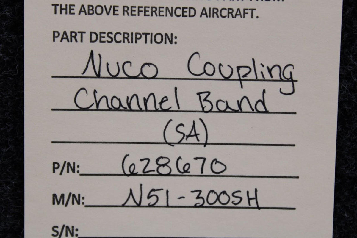 Nuco 628670 Nuco N51-300SH Coupling Channel Band (SA)