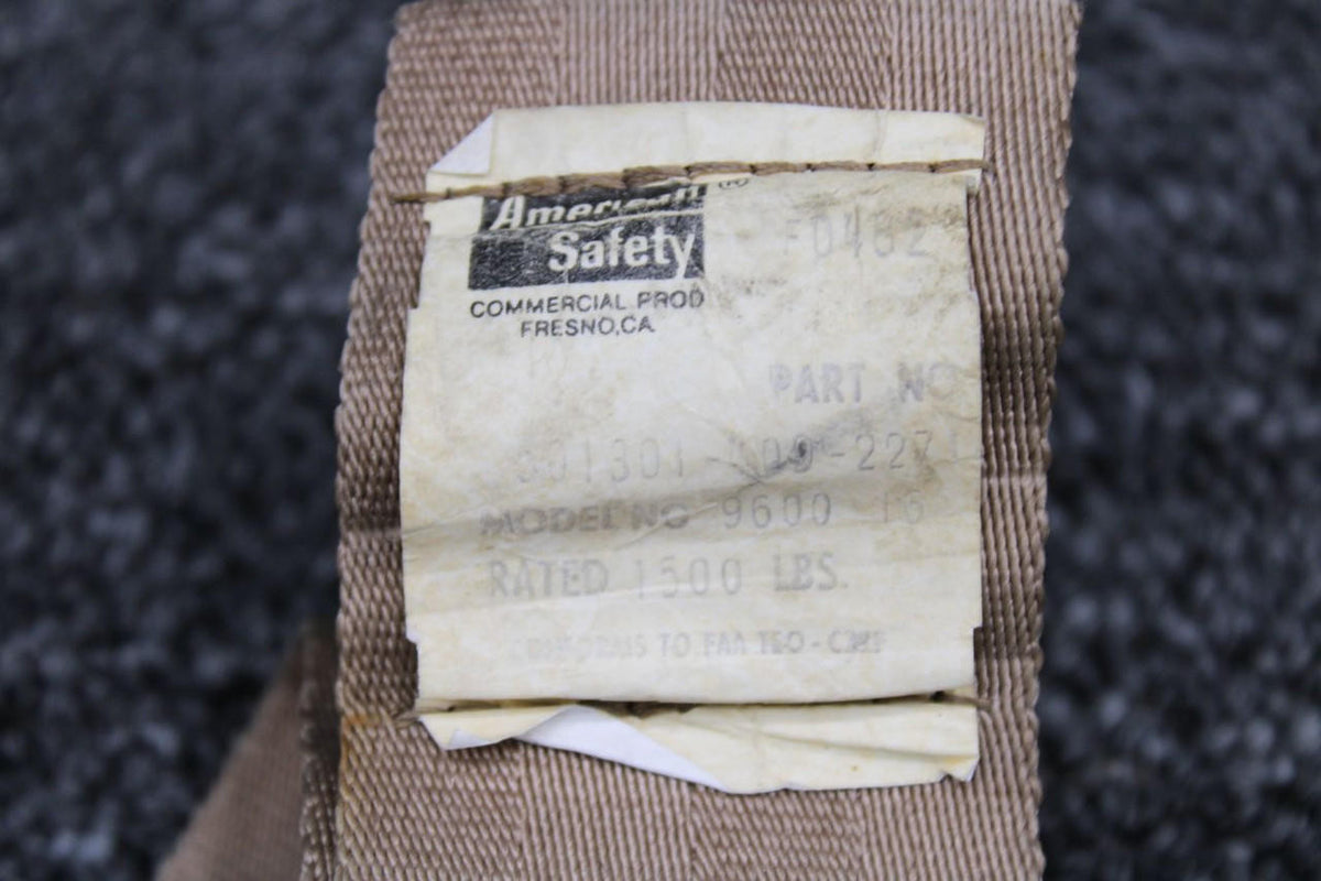 American Safety Corp. 5013201-400-227 American Safety 9600-16 Lap Seatbelt (SA)