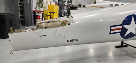 Navion Ryan Navion Fuselage W/ Paperwork, Log Books & Data Tag (Firewall: 145-31005-50)