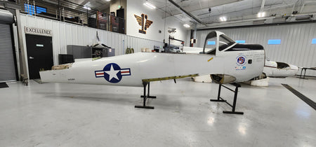 Navion Ryan Navion Fuselage W/ Paperwork, Log Books & Data Tag (Firewall: 145-31005-50)
