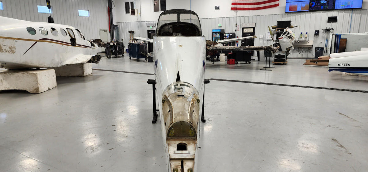 Navion Ryan Navion Fuselage W/ Paperwork, Log Books & Data Tag (Firewall: 145-31005-50)