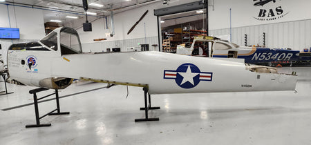 Navion Ryan Navion Fuselage W/ Paperwork, Log Books & Data Tag (Firewall: 145-31005-50)