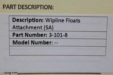 wipline 3-101-8 Wipline Floats Attachment (SA)