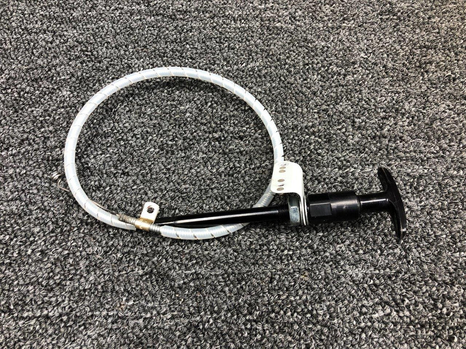 C522-5 Robinson R44 Cab Air Vent Cable Assembly (Length: 24-3/4")