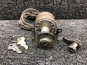 32670 (ALT: 0413125) Cessna 170 Ignition Switch Assembly W/ Lock & Key Set