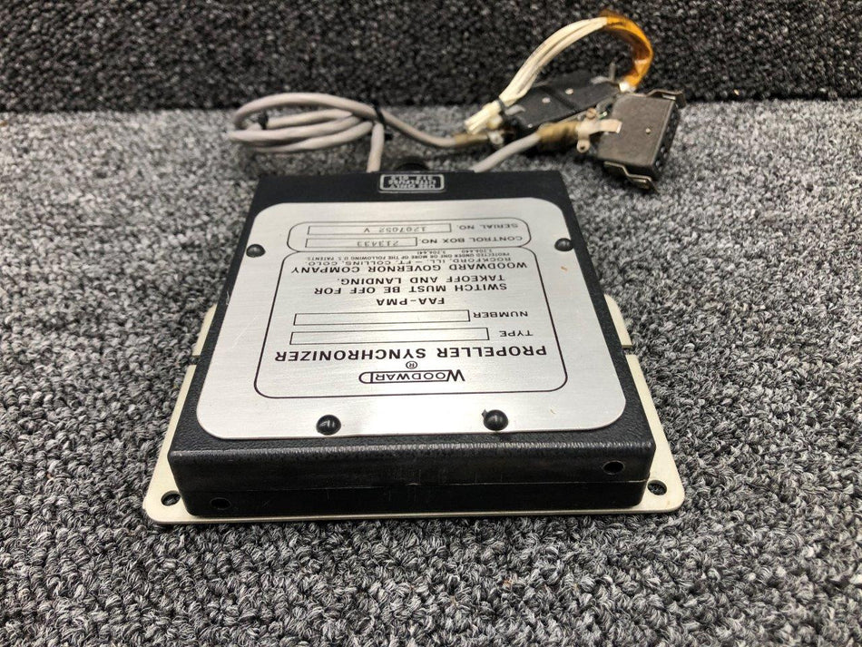 213433 (Use: 213781) Woodward Propeller Synchronizer Box Assembly
