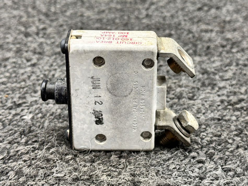 160-012-100 (Alt: MS25361-100) Mechanical Products Circuit Breaker (Amps: 100)