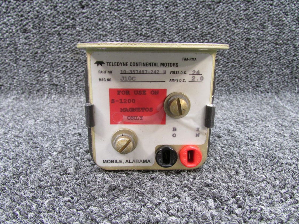 10-357487-242H (Alt: J10C) Teledyne Starting Vibrator Assembly (Volts: 24)