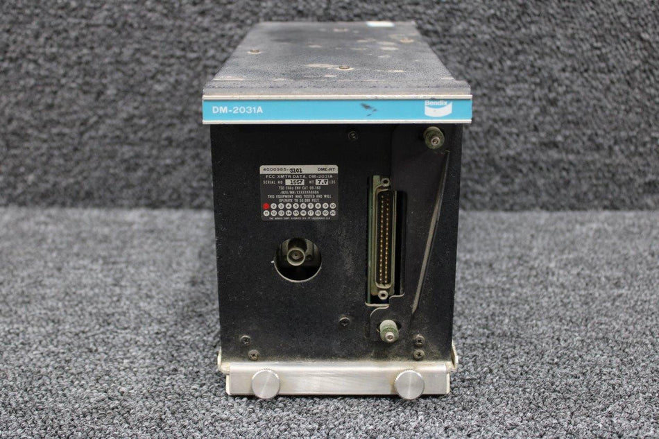 Bendix Airplane Parts & Equipment 4000985-3101 Bendix DM-2031A FCC XMTR Data Transceiver W/ Tray (SA)