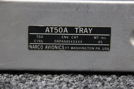 Narco 56282-102 Narco AT50A Transponder Mounting Tray (SA)