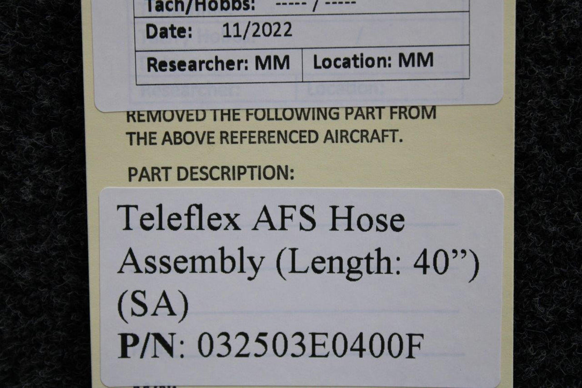 Teleflex 032503E0400F Teleflex AFS Hose Assembly (Length: 40") (SA)