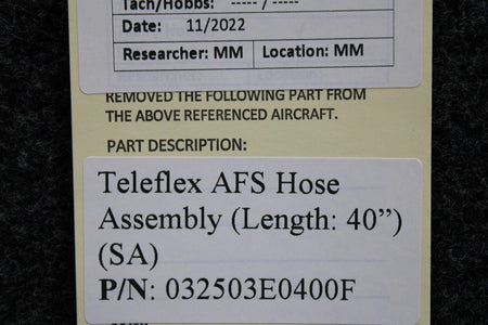 Teleflex 032503E0400F Teleflex AFS Hose Assembly (Length: 40") (SA)