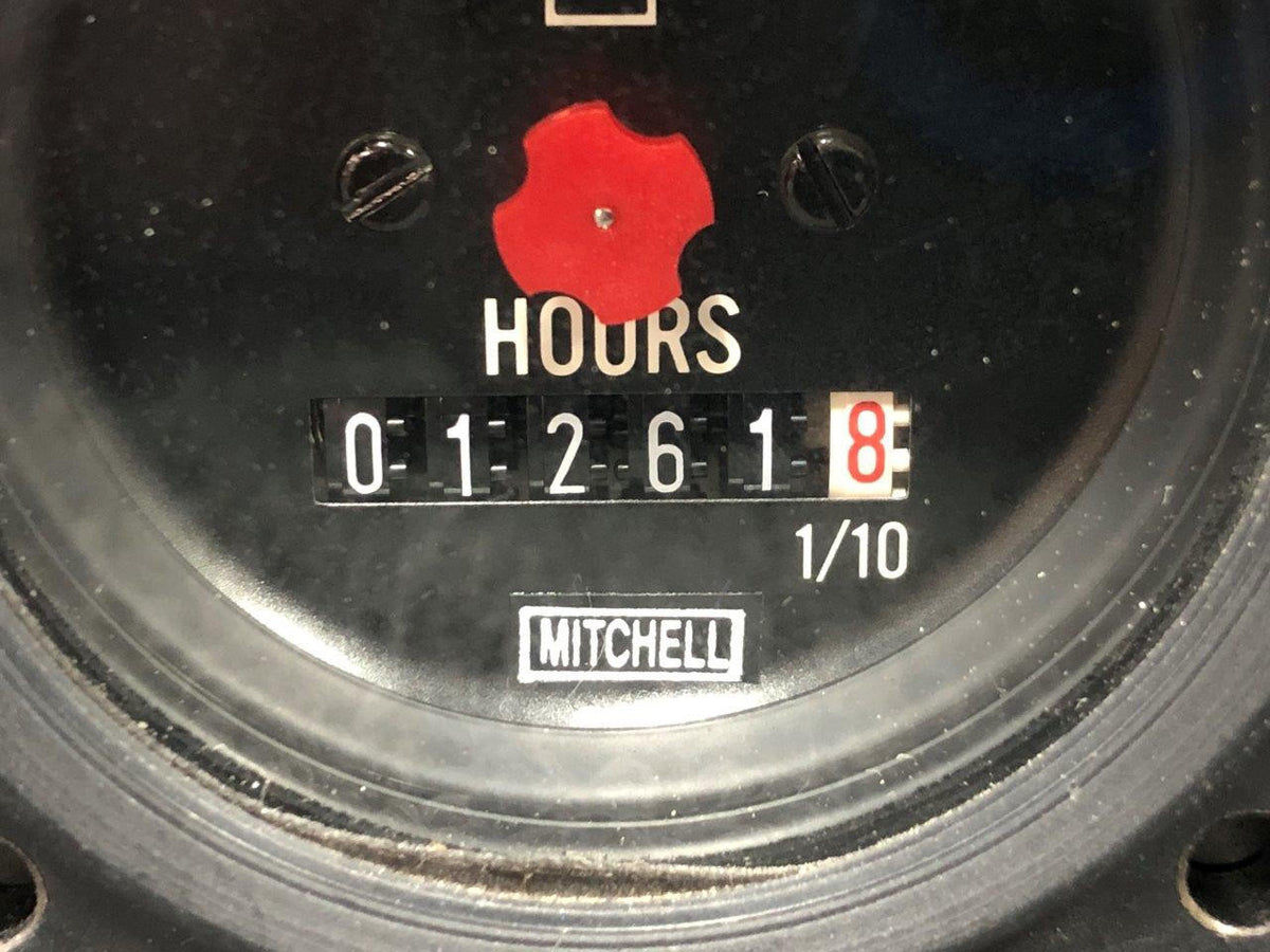 Mitchell / Quartz Hour Meter Indicator (Hours: 1261.8)
