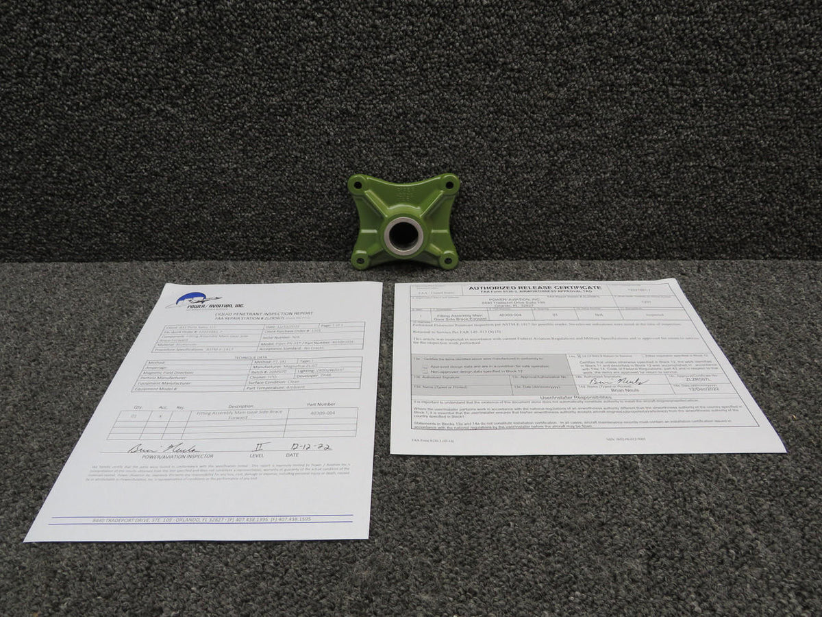 Piper Aircraft Parts 40309-004 Piper PA31-T1 Main Gear Side Brace Forward W/ 8130 & PAI-PT-1