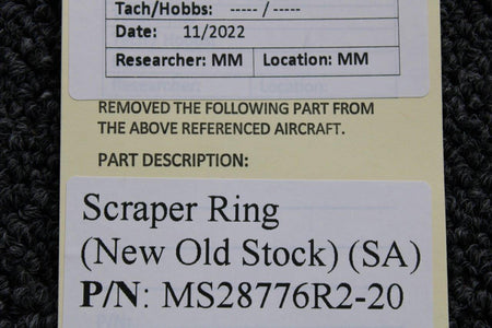 Does Not Apply MS28776R2-20 Scraper Ring (NEW OLD STOCK) (SA)