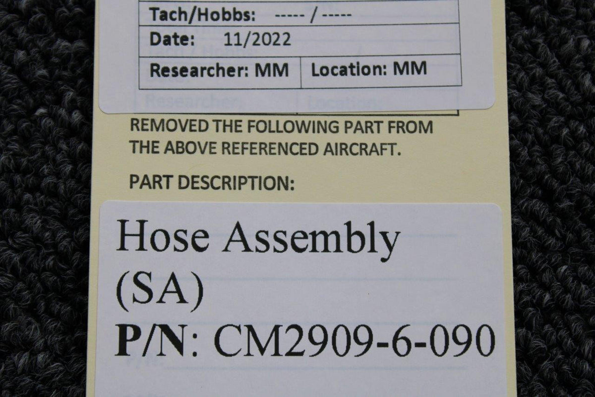 Does Not Apply CM2909-6-090 Hose Assembly (SA)