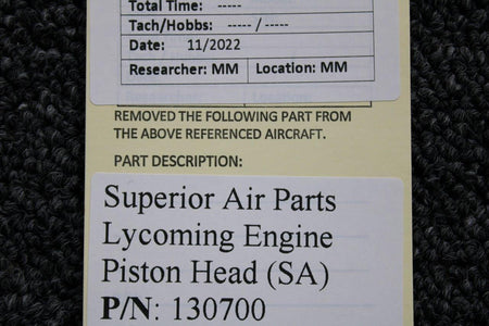 Superior Air Parts 130700 Lycoming / Superior Air Parts Engine Piston (SA)