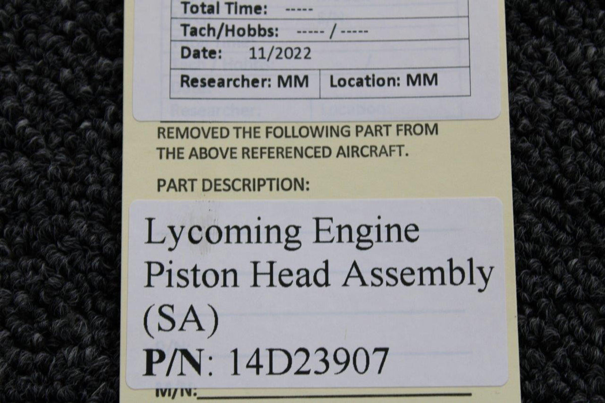 Lycoming Aircraft Engines & Parts 14D23907 Lycoming Engine Piston Assembly (SA)