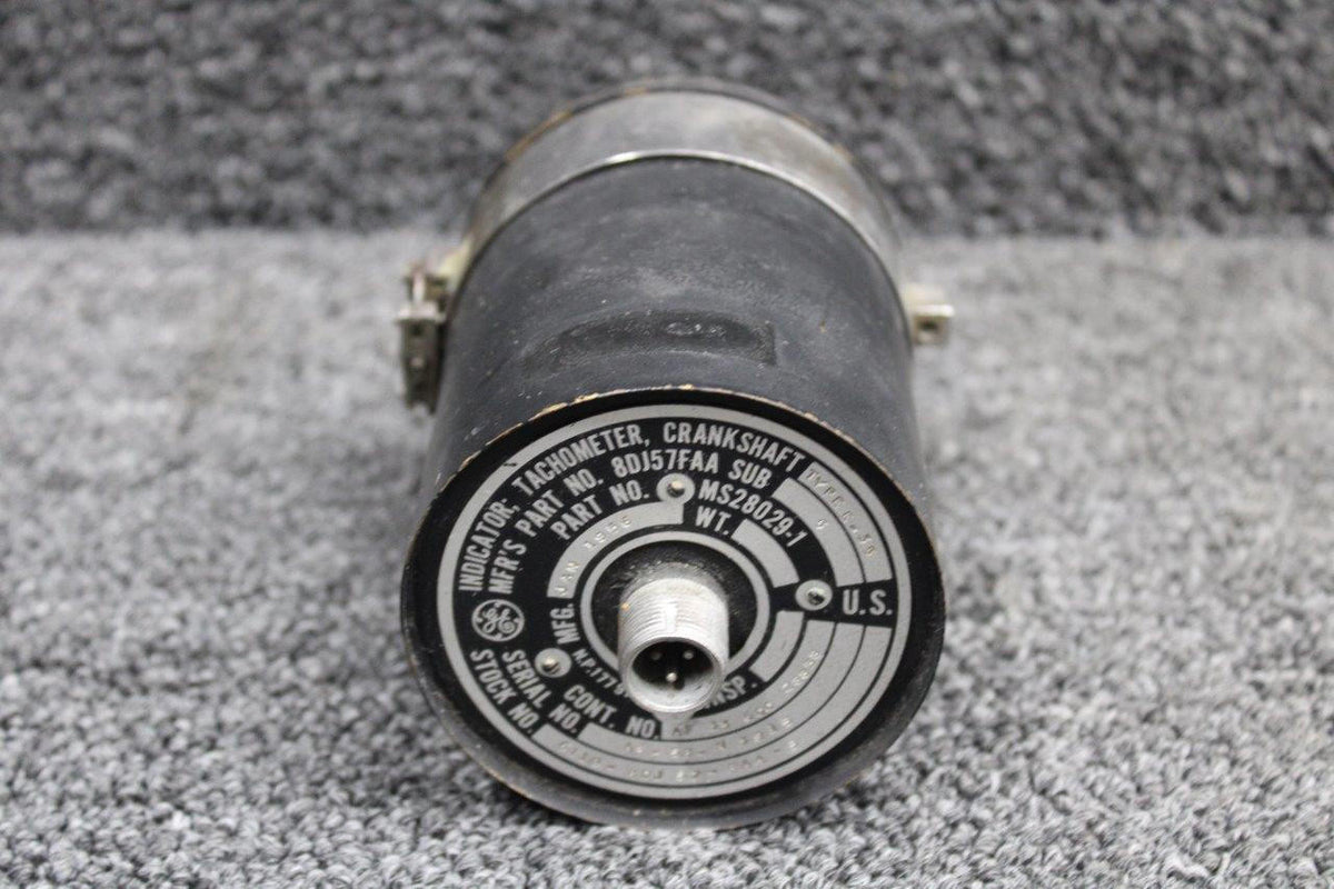 General Electric 8DJ57FAA (ALT: MS28029-1) General Electric RPM Indicator (SA)