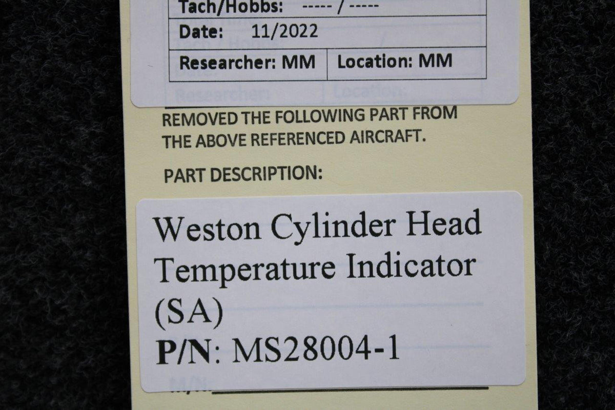 Weston MS28004-1 Weston Cylinder Head Temperature Indicator (SA)