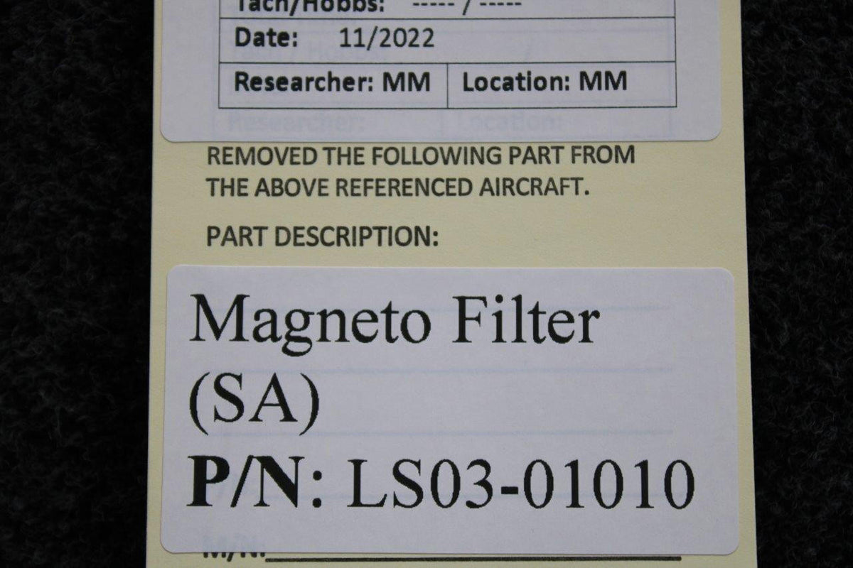 Does Not Apply LS03-01010 Magneto Filter (SA)