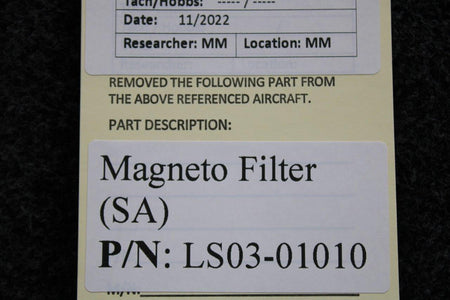 Does Not Apply LS03-01010 Magneto Filter (SA)