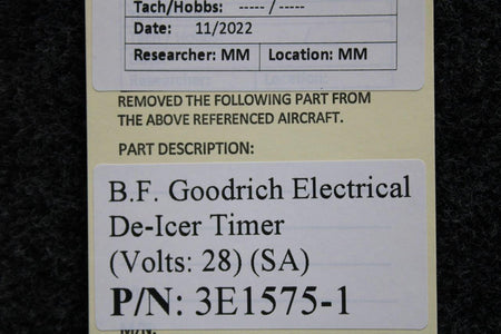 BF Goodrich  3E1575-1 B.F. Goodrich Electrical De-Ice Timer (Volts: 28) (SA)