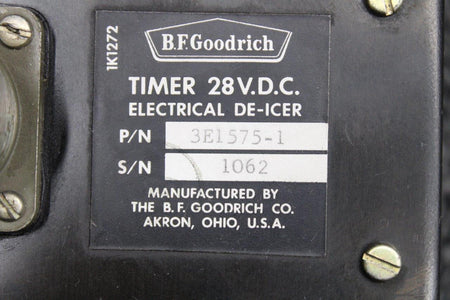 BF Goodrich  3E1575-1 B.F. Goodrich Electrical De-Ice Timer (Volts: 28) (SA)
