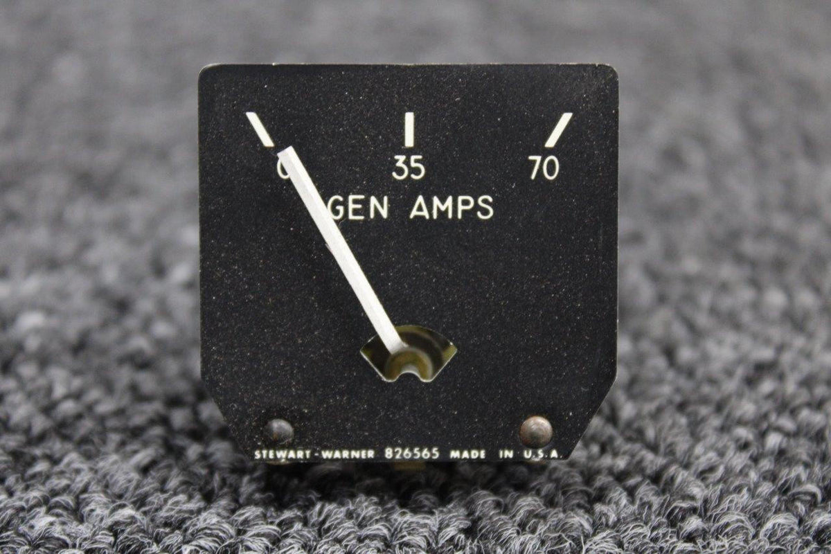 Stewart-Warner 826565 Stewart-Warner Generator Amps Ammeter Indicator (NEW OLD STOCK) (SA)
