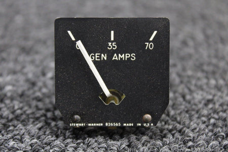 Stewart-Warner 826565 Stewart-Warner Generator Amps Ammeter Indicator (NEW OLD STOCK) (SA)