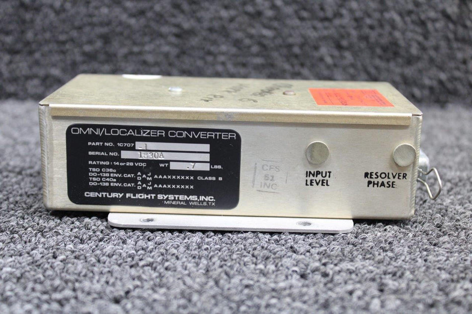 Century Flight Systems 1C707-1 Century Flight Omni / Localizer Converter W/ 8130-3 (Volts: 14/28) (SA)