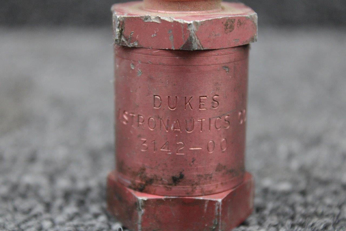 Dukes 3142-00 (USE: S2360-1) Dukes Fuel Check Valve Assembly (SA)