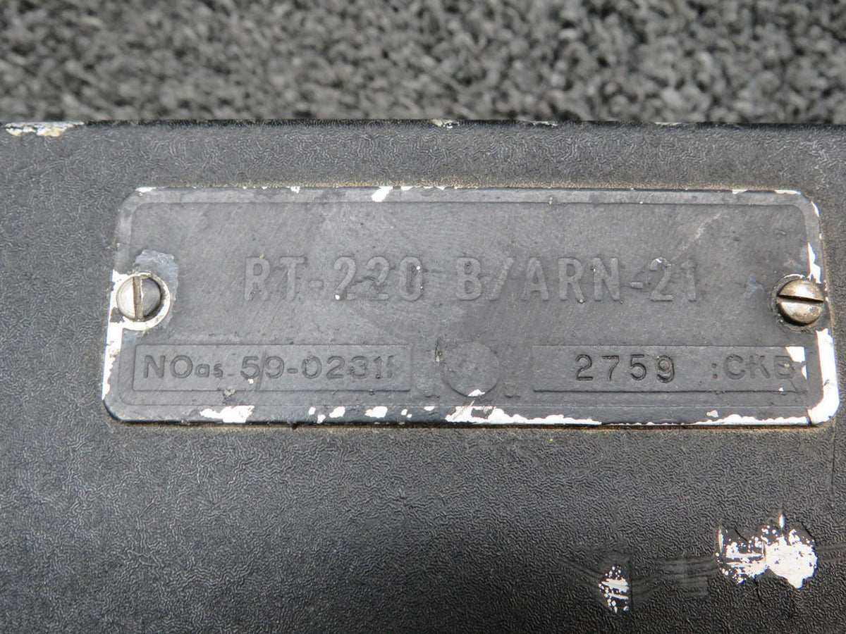 Does Not Apply RT-220B / ARN-21 Radio Navigation Equipment (CORE)