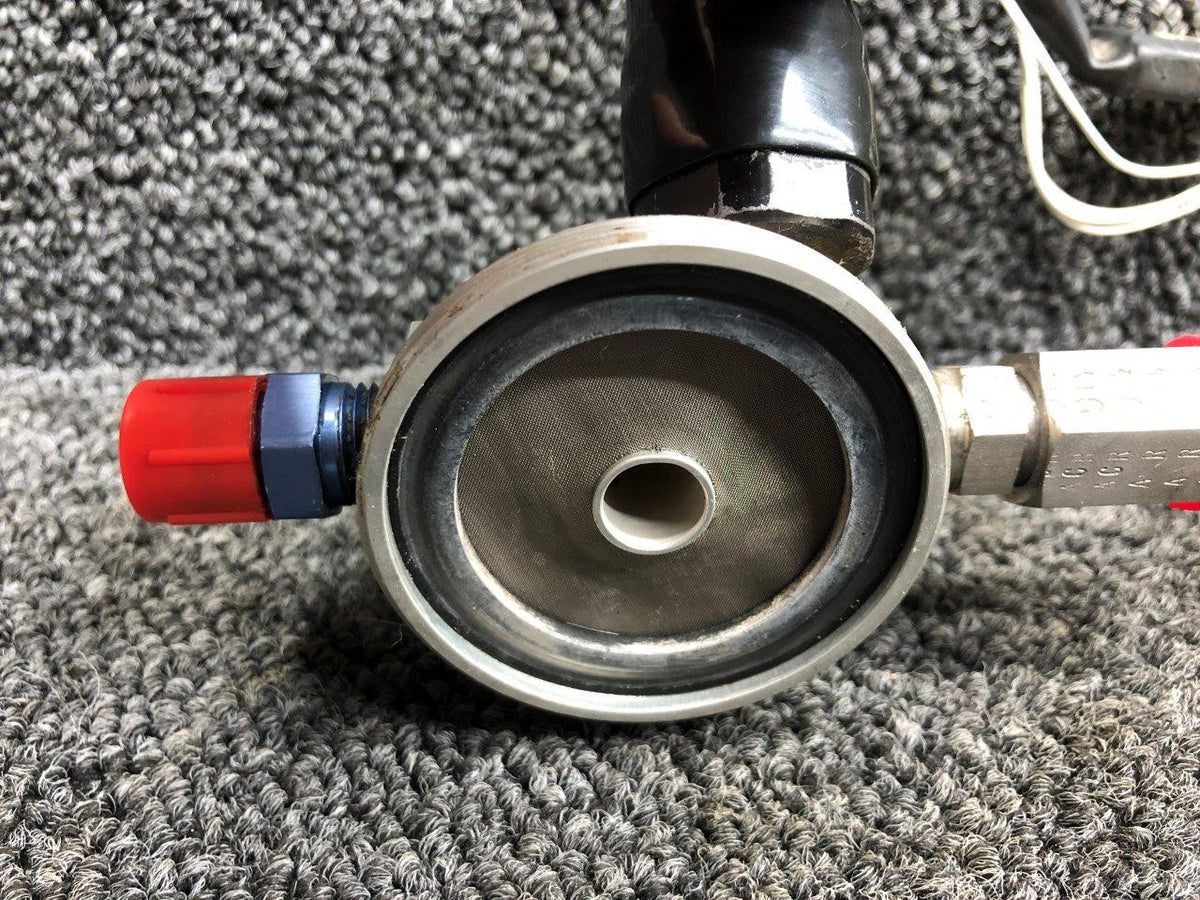 Robinson Helicopter & Airplane Parts A666-1, D745-1 Robinson R44II Fuel Gascolator Assembly w Switch and Support