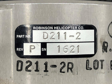 Robinson Helicopter & Airplane Parts D211-2 / D507-2 Robinson R44II Hydraulic Reservoir Assy W/ Switch (Damaged)