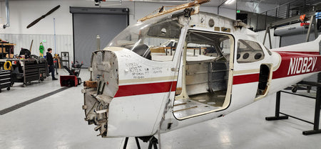 Cessna Aircraft Parts Cessna R172K Fuselage W/ Paperwork, Log Books & Data Tag (Firewall: 0553003-204)