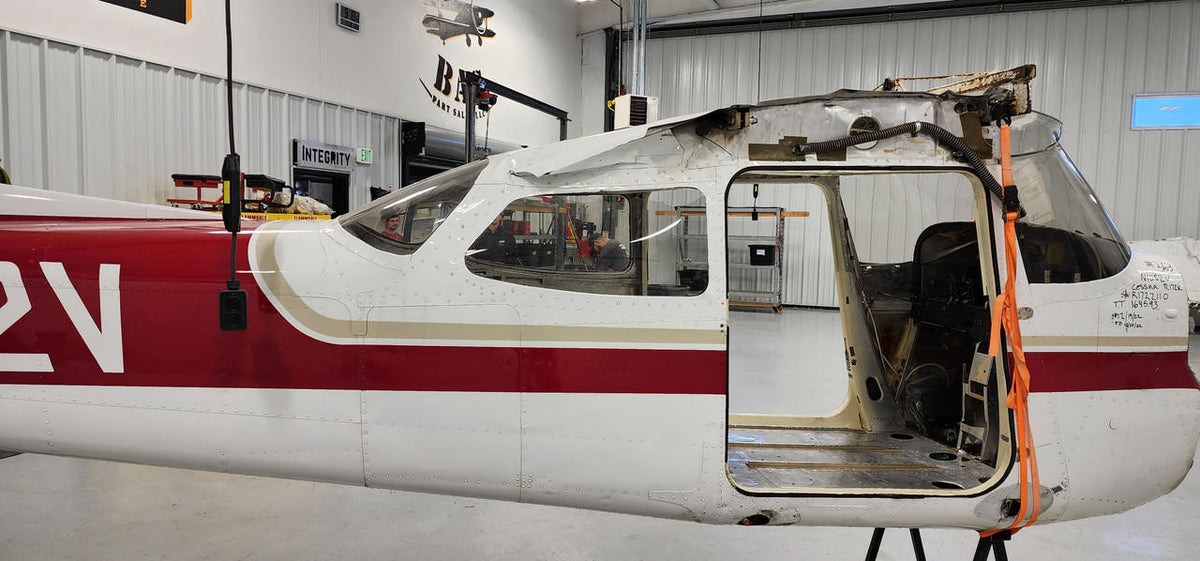 Cessna Aircraft Parts Cessna R172K Fuselage W/ Paperwork, Log Books & Data Tag (Firewall: 0553003-204)