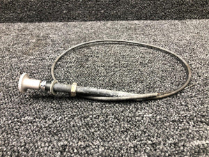 653-032-10 Mooney M20C Parking Brake Control Cable (Length: 33-3/4")