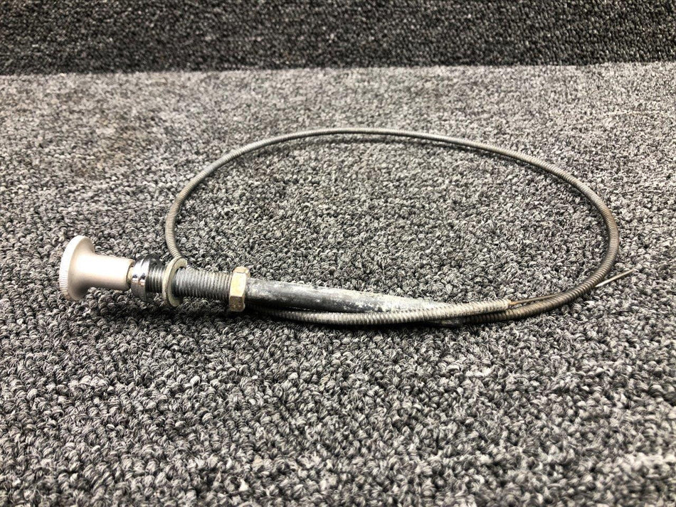 653-032-10 Mooney M20C Parking Brake Control Cable (Length: 33-3/4")